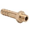 Gas Tank Adapter Aluminum Alloy 10mm Valve Fitting Parts with Two Rubber Rings for Outdoor Camping