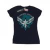 Marvel Womens/Ladies Captain Marvel Starforce Warrior Cotton T-Shirt