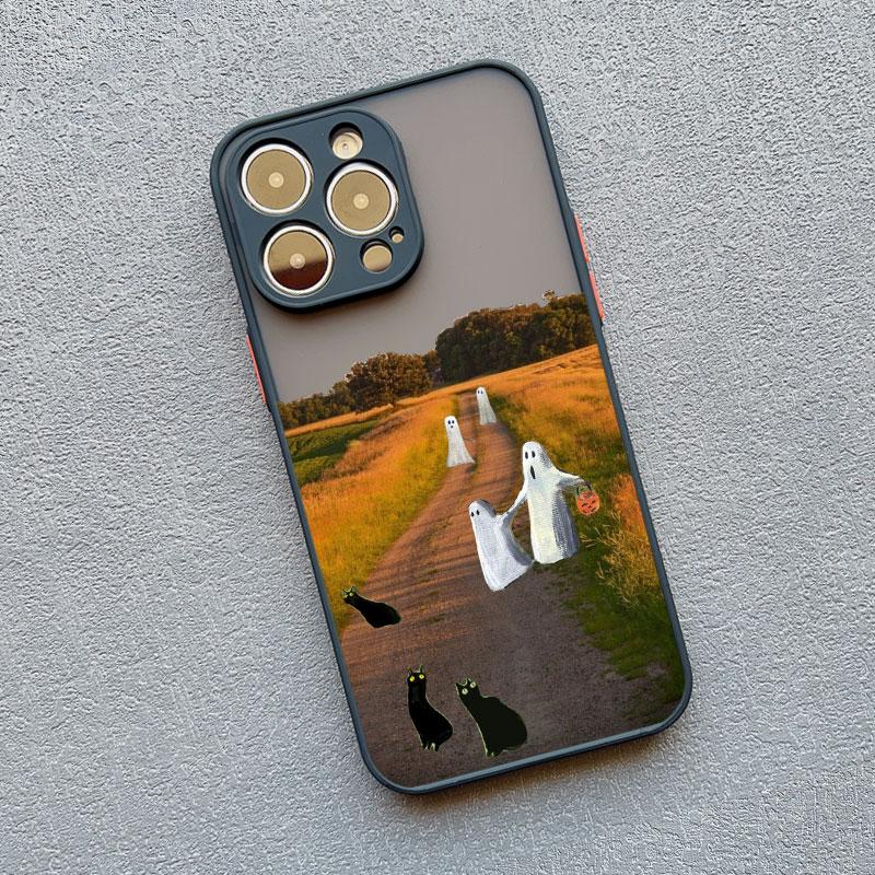 

Чехол для iPhone 15 14 11 Pro Max 16 13 12 Mini Pro Max XS X XR SE2 7 8 Plus Эстетичный Милый Призрачный Арт Ударопрочные Чехлы iphone X or Xs