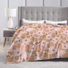 Capybara  Blankets  Warm Soft Street Trend Plush Throw Blanket For Kids Home Decor Flannel Bedspread Bed Cover