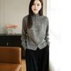 Korean Style Heavy Gauge Crochet Knit Cardigan for Women - Spring/Autumn, Versatile Petite Sweater, Gentle Top
