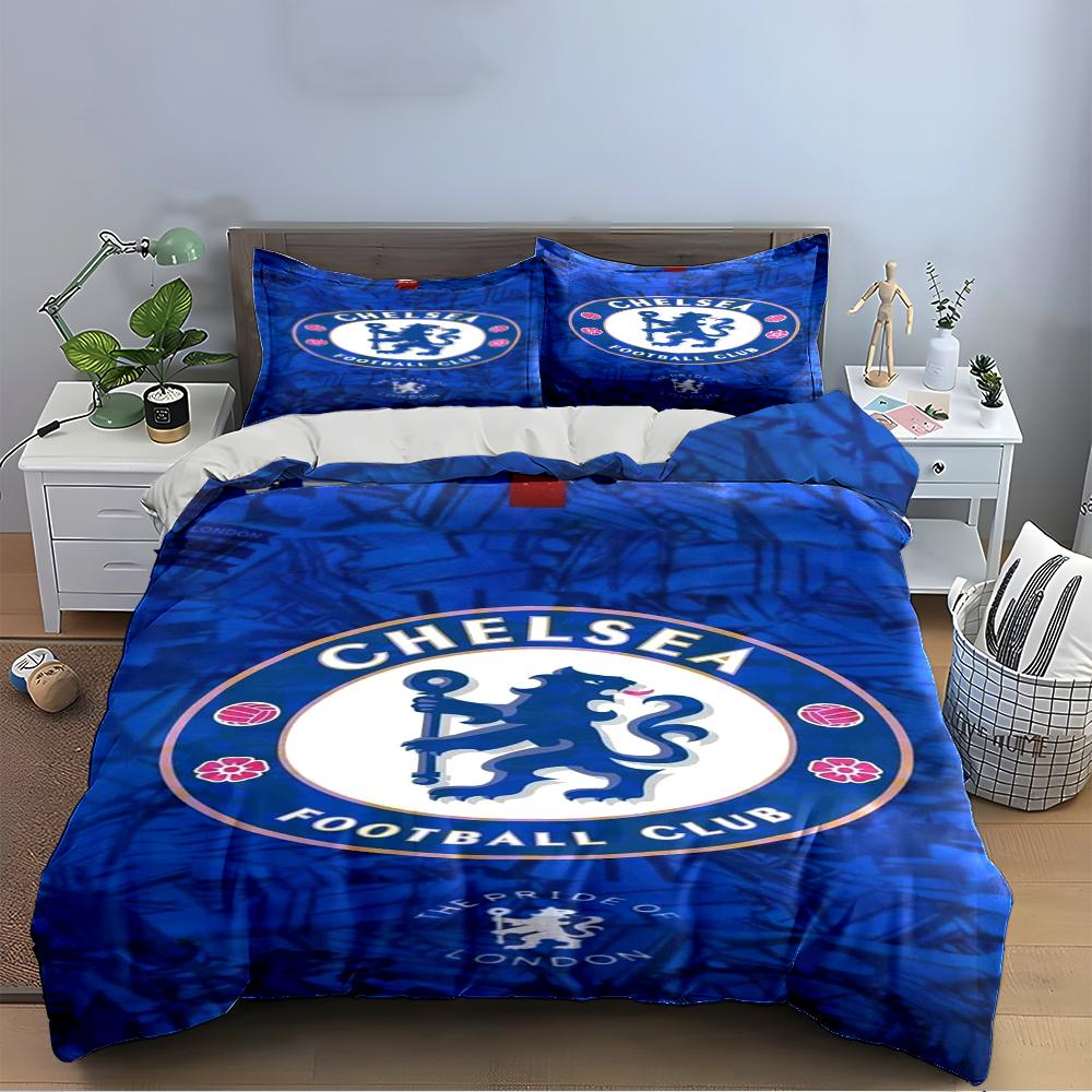 Chelsea Football Club Bedding Bedding set (1 duvet cover, 2 pillowcases, duvet not included)