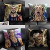 R-Record Of Ragnarokk Anime Cushion Cover Natural Linen Organic Fabric Double-Sided Printing Sofa Home Decor Gift Pillow Case