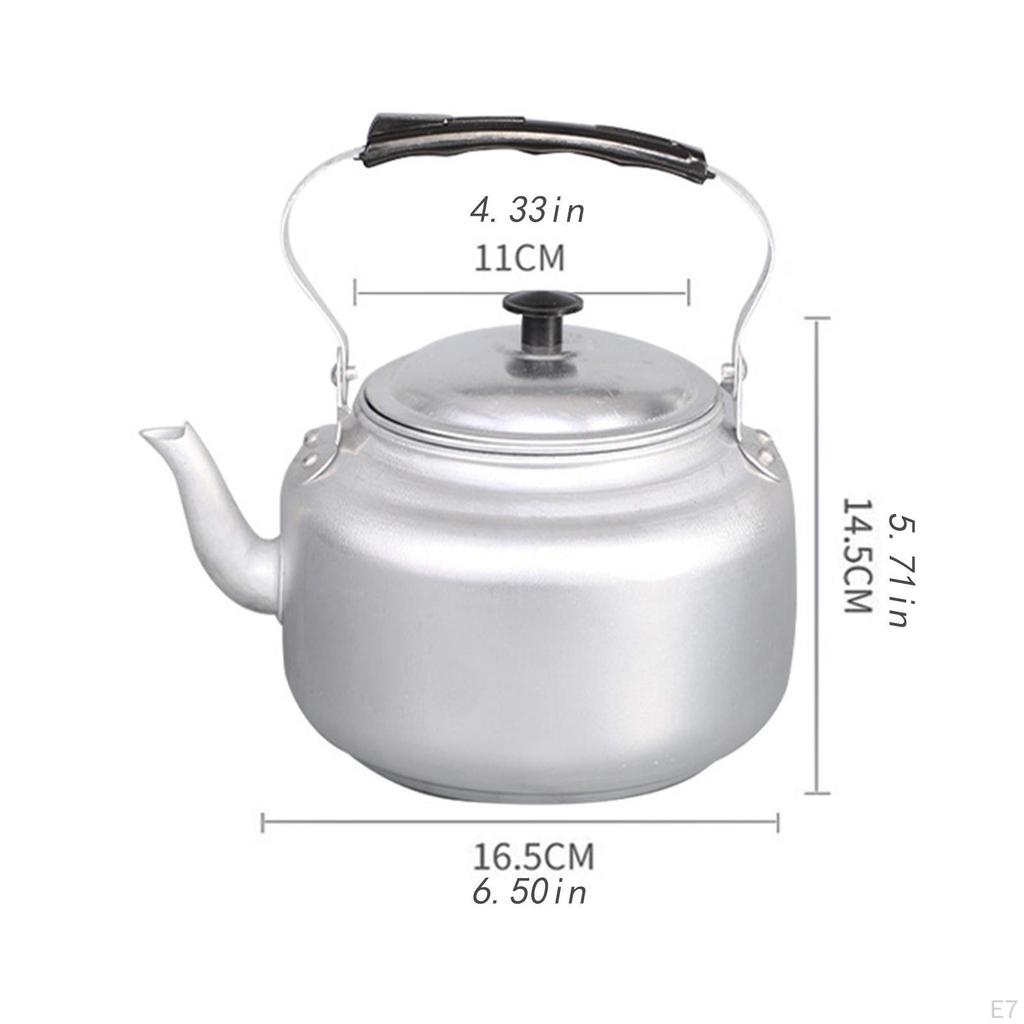 Stovetop Tea Kettle Aluminum Pot Fast Boiling Ergonomic Handle Kitchenware Teakettle with