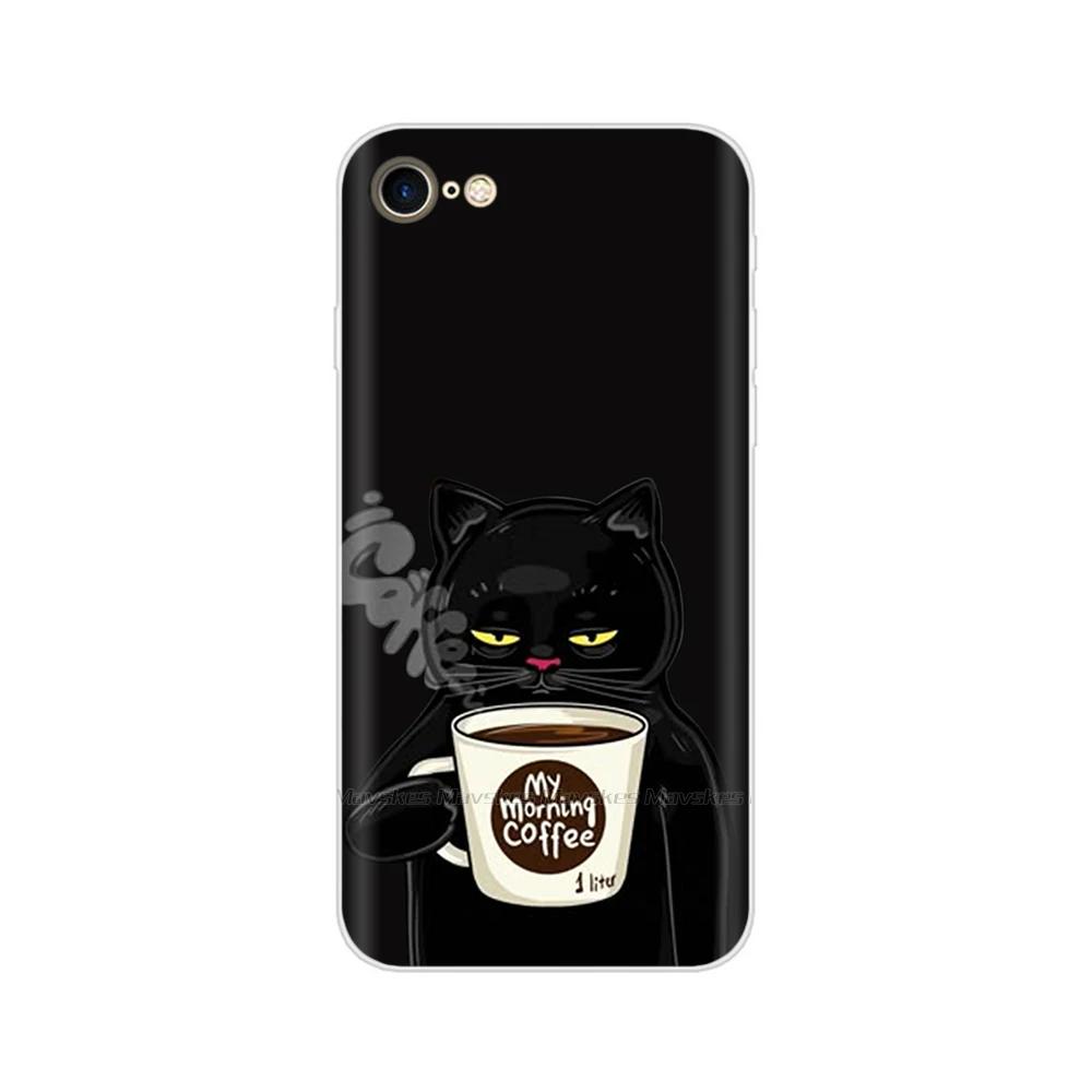 For iPhone SE 2020 Case Fashion Cartoon Soft TPU Back Cover For iPhone SE Clear Silicone Casing Protective Cases For iPhoneSE