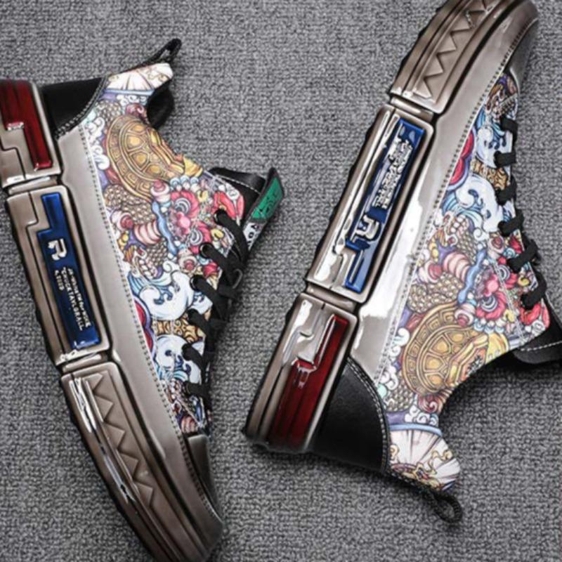 Fashion Men's Casual Shoes Spring Low-top Casual Sneakers All-match Men's Shoes