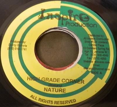7inch Record NATURE - High Grade Corner NONE Inspire Product Jamaica Reggae, Ska & Dub Used