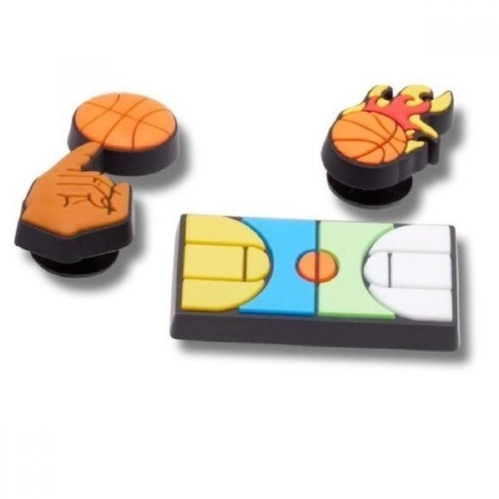 

Crocs Gibbitz Basketball Rubber Set Of 3 10009869 FREE