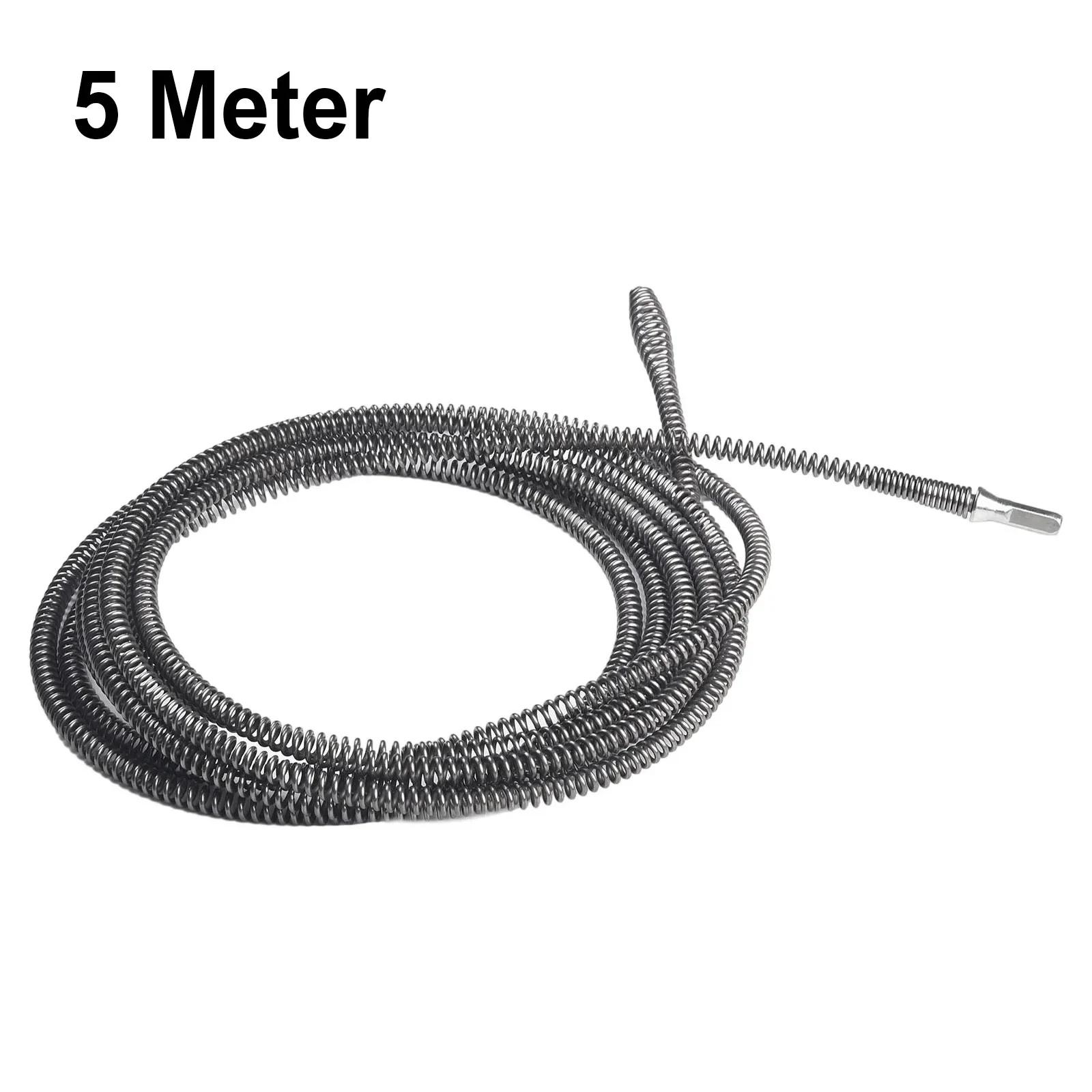 

5 Meter Electric Drill Drain Dredging Spring Sink Cleaner Sewer Dredging Tool Electric Pipe Dredge Household Cleaning Tools