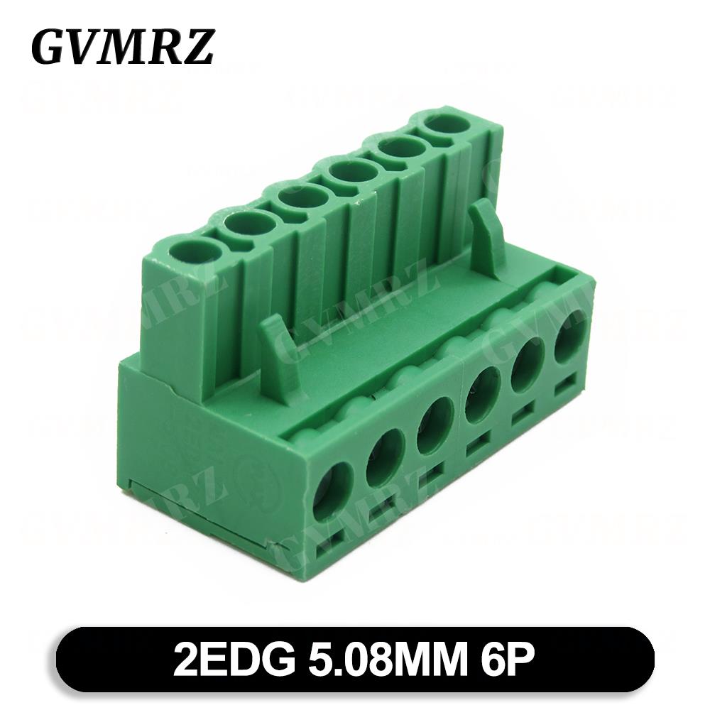 5PCS KF2EDG 2EDGK 5.08mm Terminal Block Female 5.08 PLUG-IN PCB Connector 2EDG PCB 2P 3P 4P 5P 6P 7P 8P 9P 10P 12P