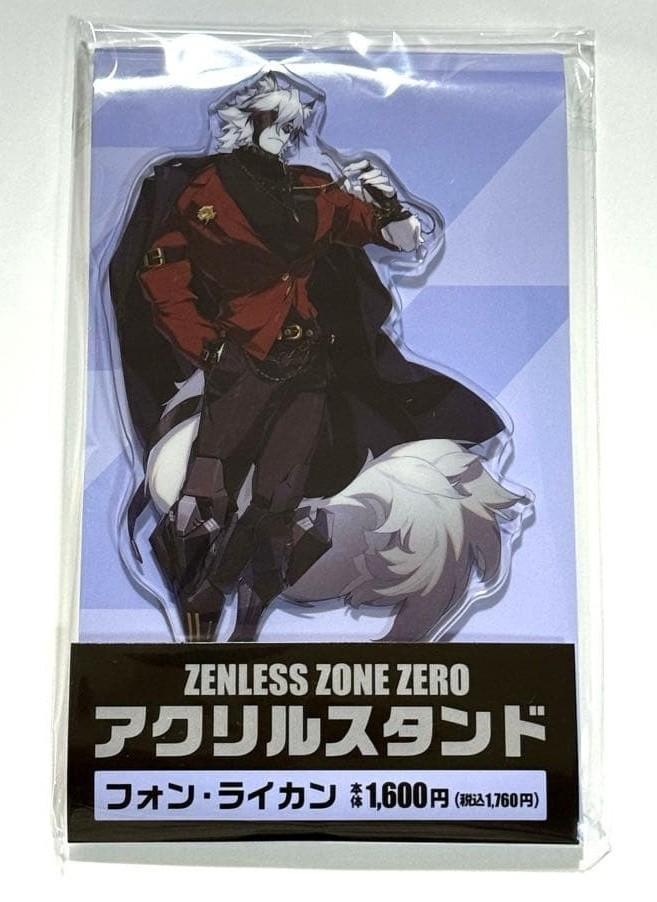 Zenless Zone Zero Коллаборация с Family Mart Ликаон Акриловая подставка ЯПОНИЯ 2026