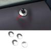 Aluminum Silver 2016- Inner Door Bolt Lock Down Ring For Benz GLC X253 Trim