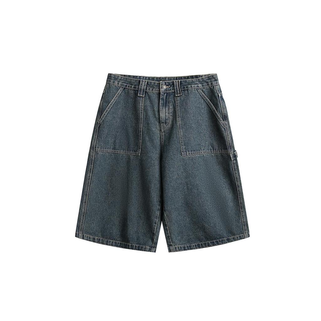 RUIIENRS X OUSWE 2024 Summer Distressed Loose Mid-Length Shorts RK-66
