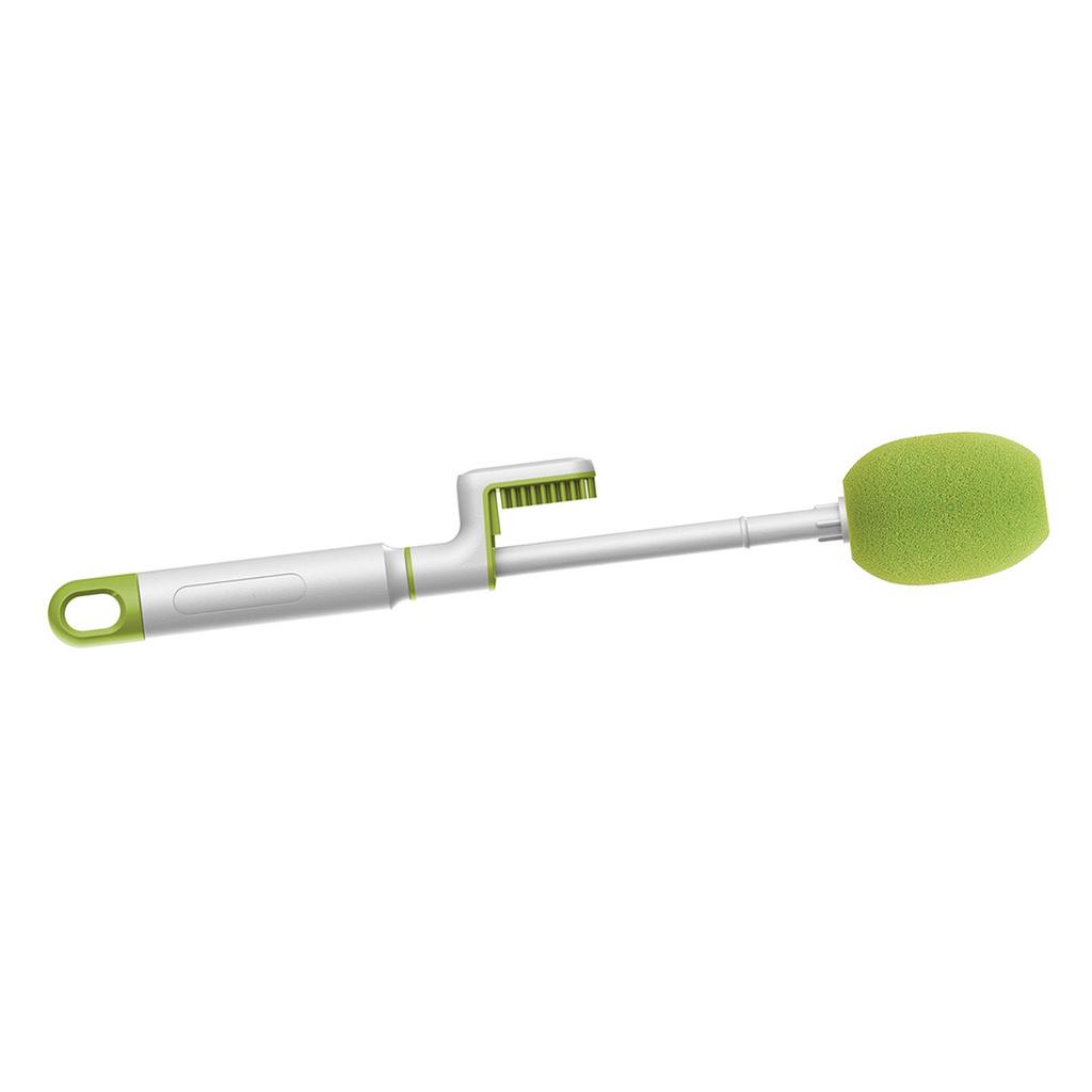 Long Handle Cup Brush Set 3 In 1 Multi Functional Ergonomics Cleaning Sponge Bottle Brush for Home