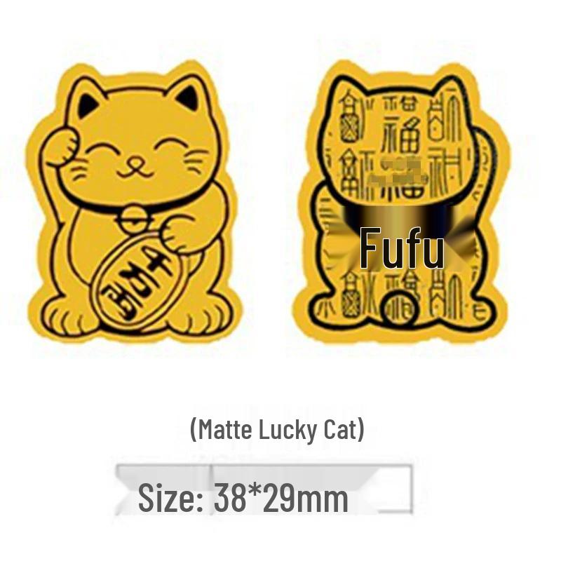 999 Pure Gold Princess Phone & Fridge Stickers: Prosperity, Peace, and Joy