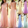 Femmes dos nu princesse robe dentelle florale robes de soirée étage longueur robe mariage robe dos nu