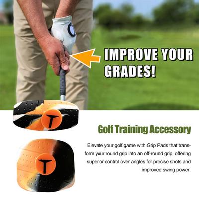 Podkładka treningowa do chwytu kija golfowego Antypoślizgowy trener swingu golfowego Pomoc treningowa Akcesorium do treningu golfowego do korekcji postawy chwytu golfowego