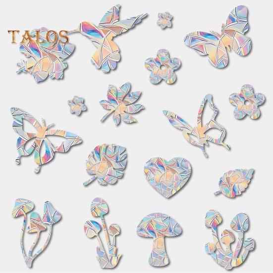 Window Decal Rainbow Prism Window Decoration Reusable Beautiful Cloud Anti-collision Crash Glass Decal Party Favors