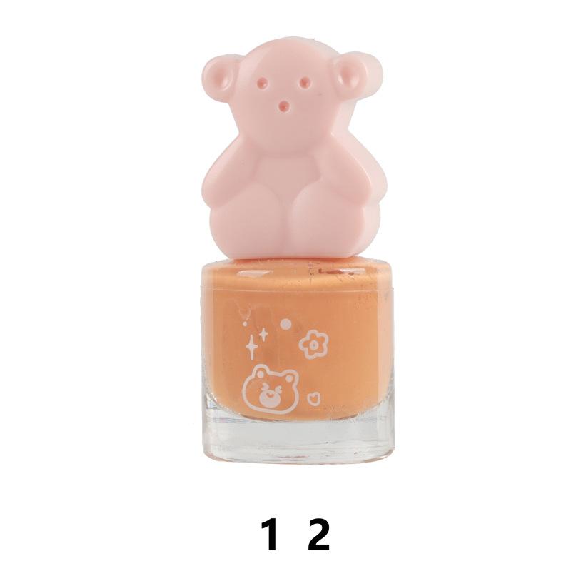 Water-based Cute No-bake Long-lasting Non-peelable Quick-drying Nude Color Odor-free Nail Polish