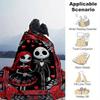 1pc, Cozy Home Decor: Jack and Sally Skeleton Couple Flannel Throw Blanket Gift for Bedroom, Living Room, Travel, Camping, Car
