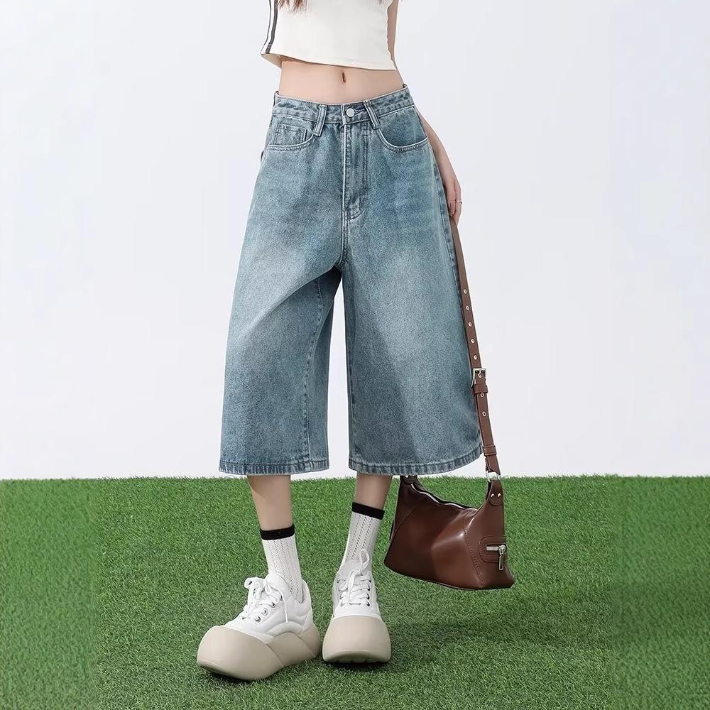 

Women s High Waist Light Blue Wide Leg Jeans - Summer Slim Fit, Petite Style XL