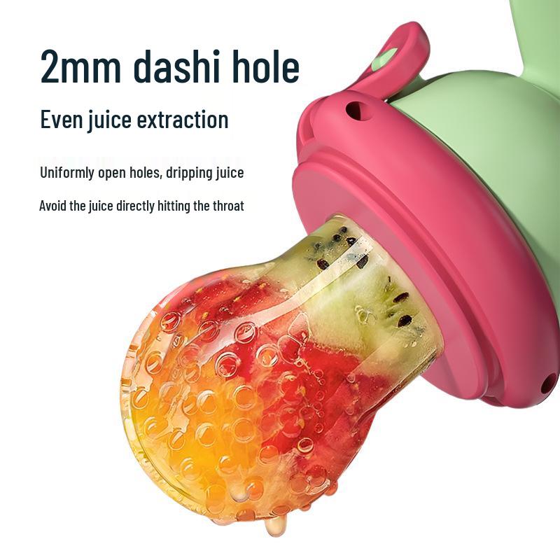 Anneau de dentition pour bébé aux fruits et légumes: Sac d'alimentation à mordre et mâcher pour la dentition et les aliments complémentaires