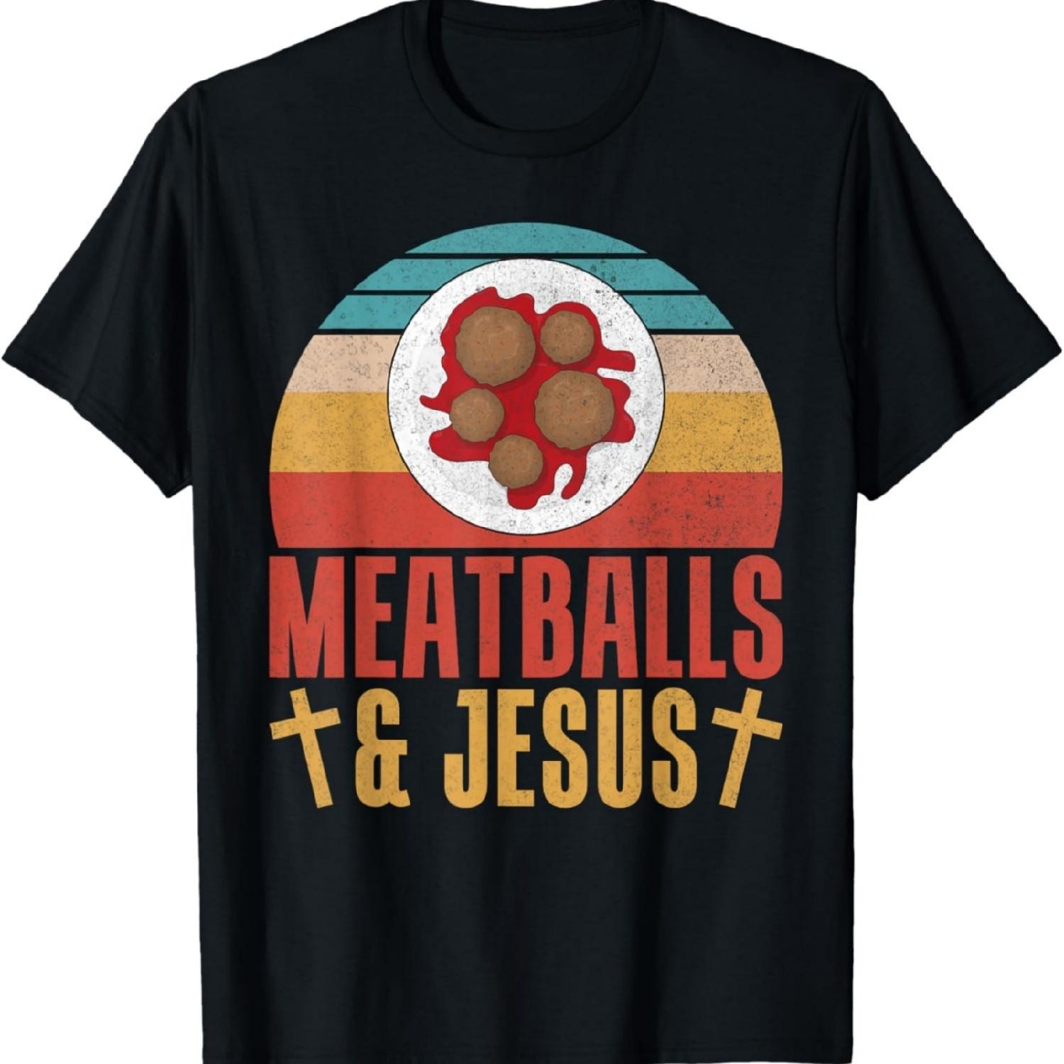 Meatballs and Jesus Meatballs T-Shirt XXXXXL разноцветный