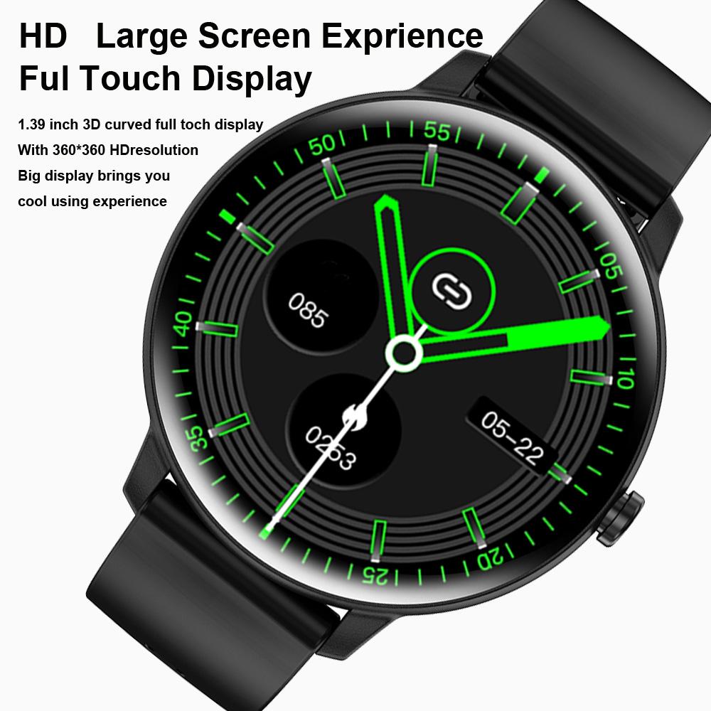 Smart Watch QTLLBT, with Call Answering Function, Fitness and Step Tracker, Photo Taking, Sedentary Reminder Weather Forecast, Multiple Sports Modes