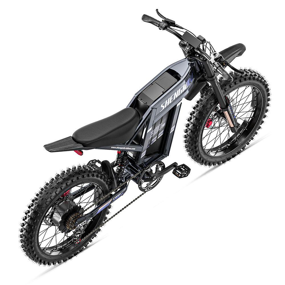 Electric Bicycle Shengmilo S900 Pro 20" 3000W Peak Motor Adult Off Road Electric Bicycle 60V 35AH Full Suspension Ebike 7 Speed