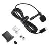 USB C Lapel Mic for Computers with Noise Cancelling Technology,Lavalier Microphone for Streaming Interviews Online Video