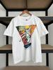 Unisex Shirt Cotton Oversize Large Size Vintage 1990 Silver Surfer Marvel Comics Movie White T-shirt Sz L