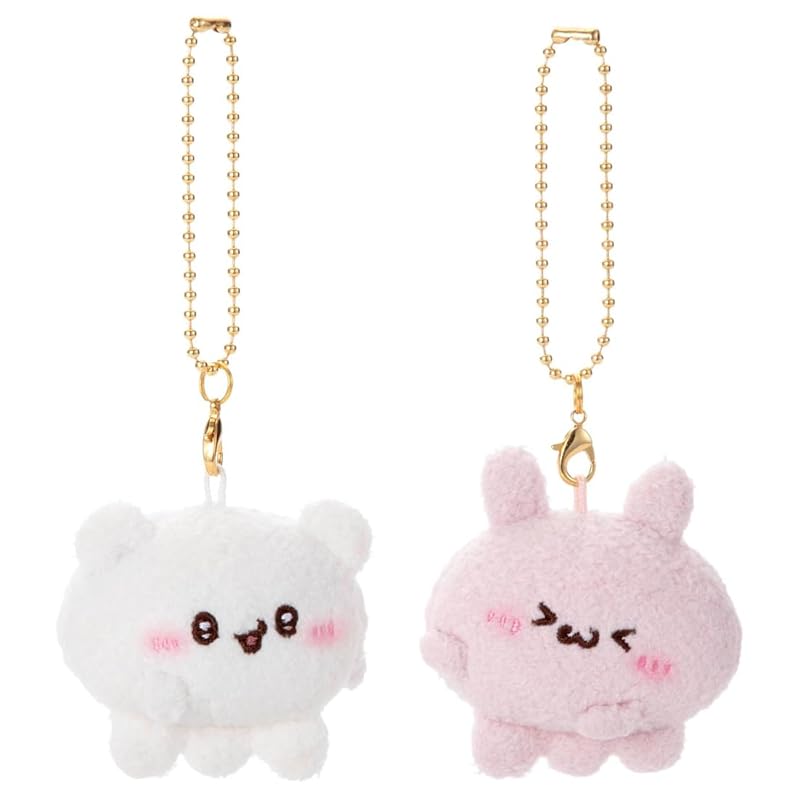 

Loveies Nakayoshi ball chain mascot Sumoppi and Pyonchi Plush width approx. 12cm