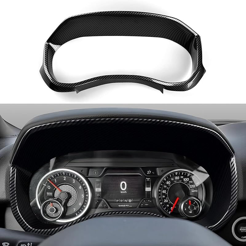 Car Air Vent Outlet Decals For -2025 Dodge Ram 1500 2500 3500 Accessories Carbon Fiber Stickers, Black