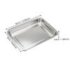 Kitchen Stainless Steel Thicken Food Storage Tray Rectangle Sausage Fruits Dish Hotel Metal Dinnerware Baking Pastry Pans Plate