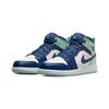 Jordan 1 Mid Gs Blue White 640734-413