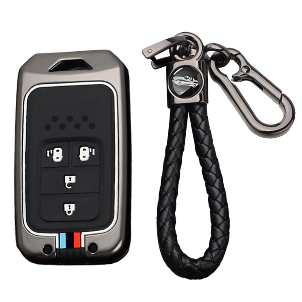 [TECART] Honda Key Case, Silicone, 4 Buttons, Keyless, For Both Sides, Fride, S660, Odyssey,