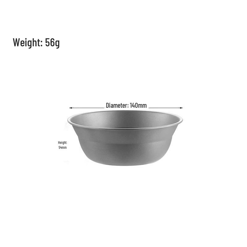 Portable Titanium Camping Bowl