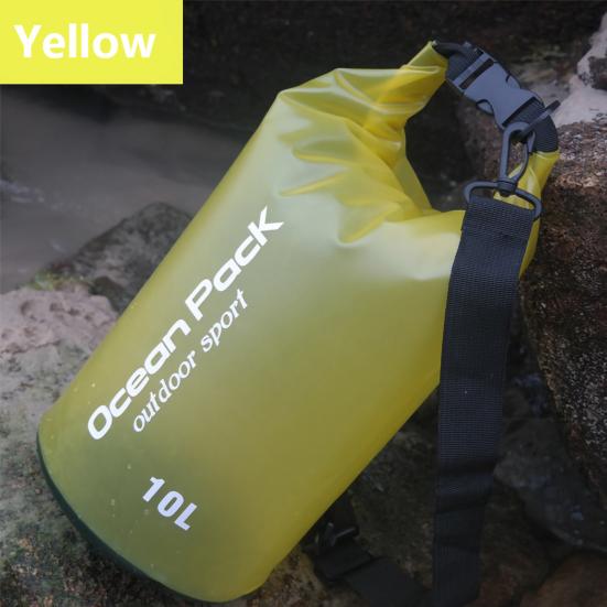 2/5/10/15/20L Rafting Bag Foldable High Capacity Leak-proof PVC Waterproof Dry Bag Pack Sack