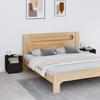 VidaXL Bedside Tables 2 Pcs Black 40x34x45 Cm Solid Pine Wood818304