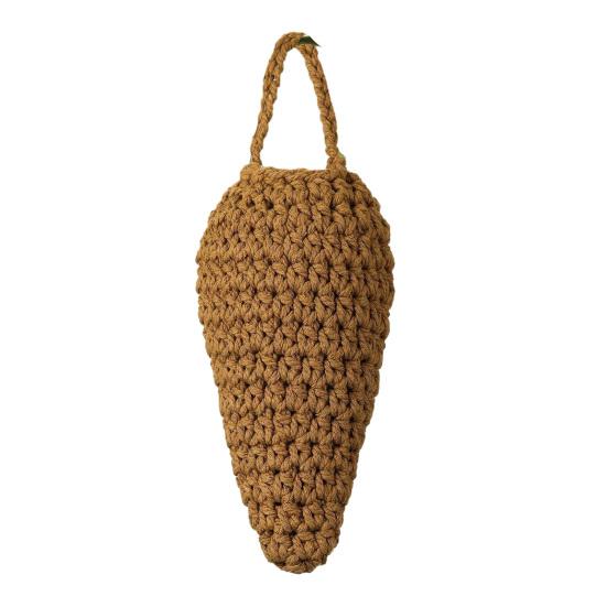 

Honeybee Nest Deterrent Bag Cotton Woven Honeycomb Shape Hanging Storage Bag Wasp Repellent Bag for Outdoor S коричневий