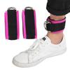 1 Pair Sports Resistance Exercise D Shape Ring Buckle Ankle Tape Training Protective Equipment(Storage Bag Packing Rose