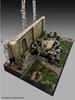 Royal Model 1/35 Diorama Material Stone Wall with Wooden Door Assembly Kit RM883