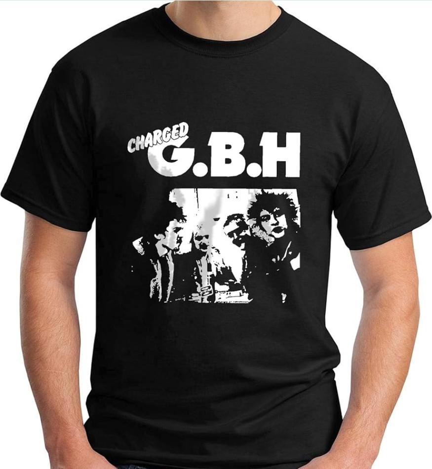 Charged GBH Album Street Punk Band Black and White T-shirt, size S-4XL