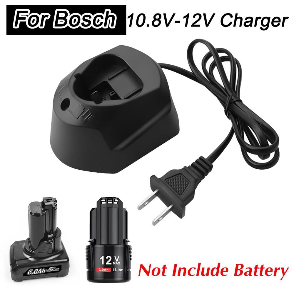 Li-ion Battery Charger with Indicator Light For Bosch 10.8V 12V Lithium-ion Battery Charger Support 110-240V For Power Tool Part