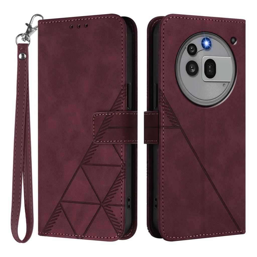 For Nothing Phone (3a) Pro Leather Case with Hand Strap Wallet Stand Phone Cover