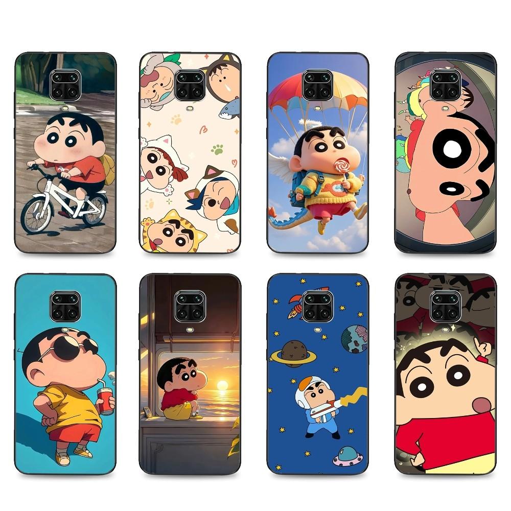 Crayons Cartoon Shinchans Phone Case For Xiaomi Mi 5X 8 9 10 11 12 Lite Pro 10T PocoX3pro PocoM3 Note 10 Pro Lite