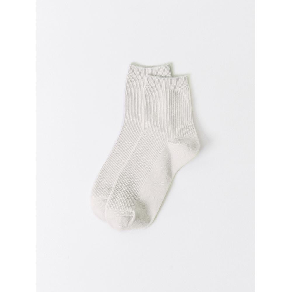 

Daiso Womens Pastel Mid Calf Socks Grey