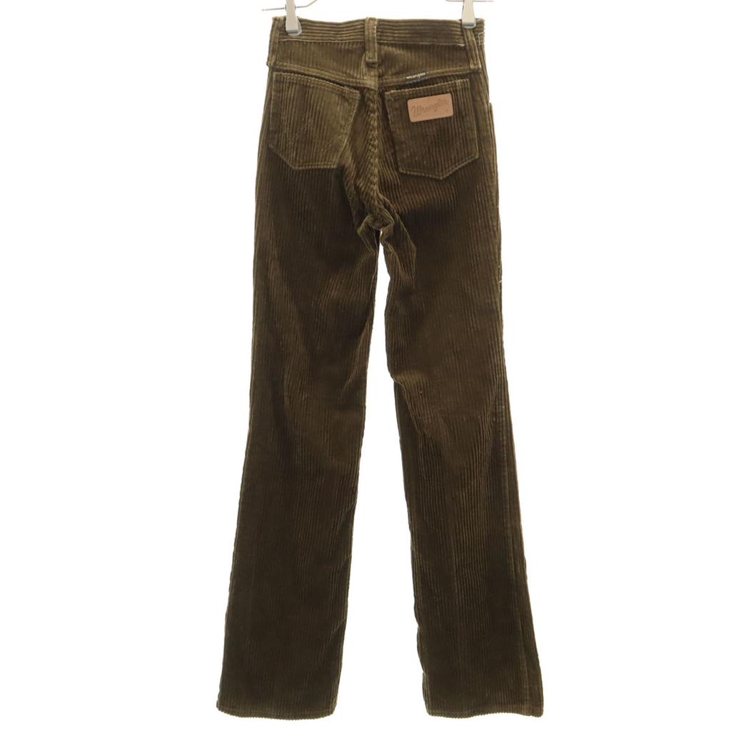 Wrangler 80s Old Corduroy Pants W26 Brown Women Used