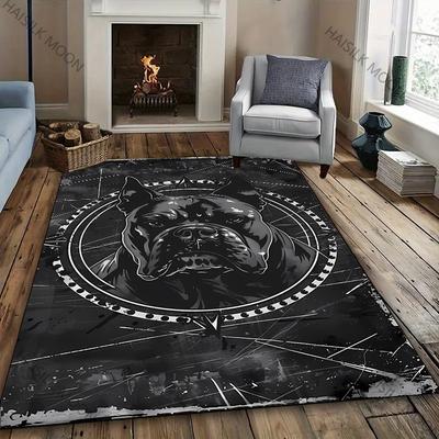 New To American Bully APBT Pitbull Dog Printed Carpet! Anti-slip Sound Insulation,Living Room Bedroom Entrance Door Mat Sofa Rug