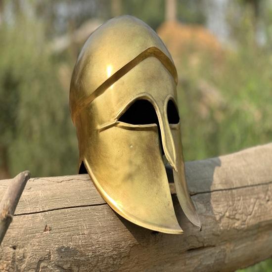 Helma Hoplite Armor Corinthian Helmet Řecká helma pro kostýmy a vystavení Nejlepší dárek